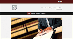 Desktop Screenshot of chlolaw.com