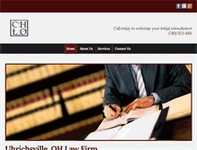 Tablet Screenshot of chlolaw.com